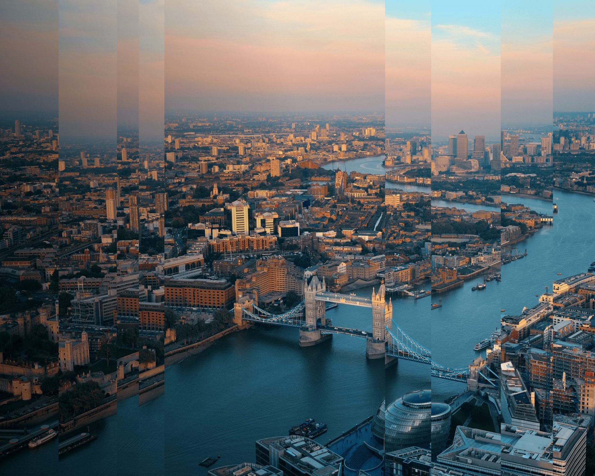 A picture of London in a sunset, representing many HNWIs leaving the UK after the end of the non-dom regime.